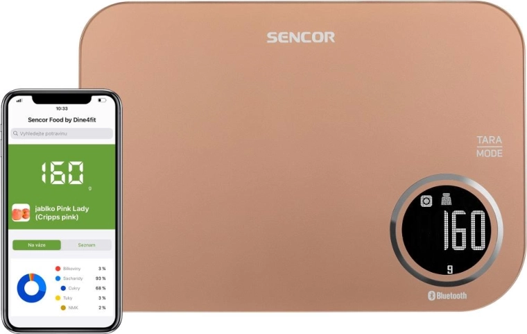 Balance de cuisine intelligente Sencor avec Bluetooth