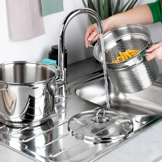 Cuisez et égouttez sans passoire supplémentaire