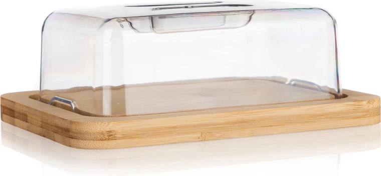 Le couvercle en acrylique transparent garde les aliments frais plus longtemps