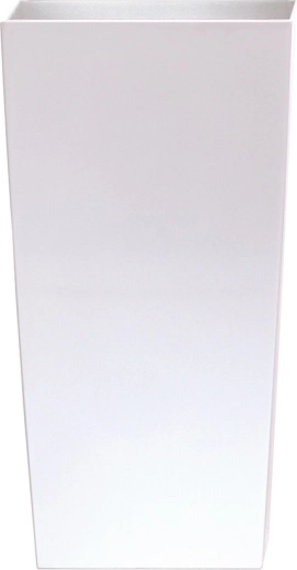 Cache-pot Urbi Square Matt blanc mat 12,6 × 12,6 × 20 cm