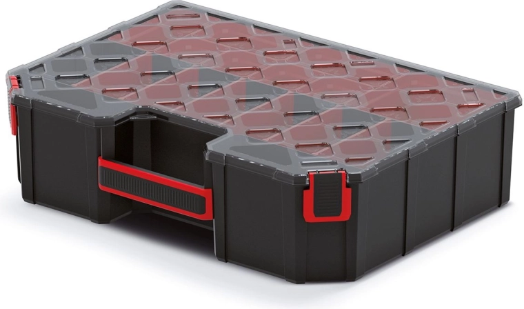 Grand organiseur TAGER CARBO PLUS avec cloisons 390 × 284 × 105 mm