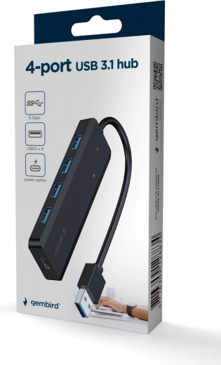 Hub compact avec câble intégré