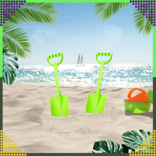 Pelle pour enfants en plastique 64 cm – verte