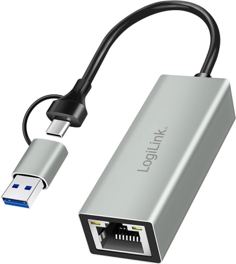 Adaptateur USB‑C vers Ethernet gigabit + USB