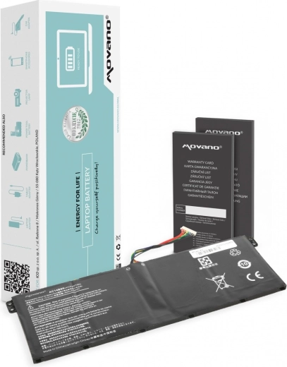 Batterie Movano pour ordinateur portable Acer Aspire E3-111 (55 Wh, 3600 mAh)