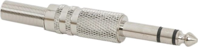 Fiche Jack stéréo 6,3 mm en métal