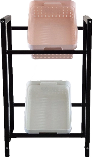 Étagère métallique pour caisses 47 × 31 × 75 cm