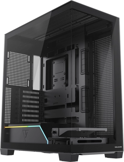Boîtier PC Modecom Volcano Stellar Plus ARGB Midi, noir