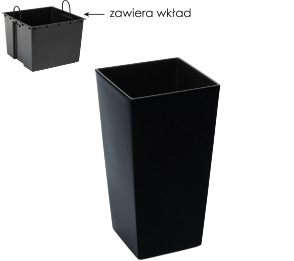 Insert amovible avec poignées pratiques