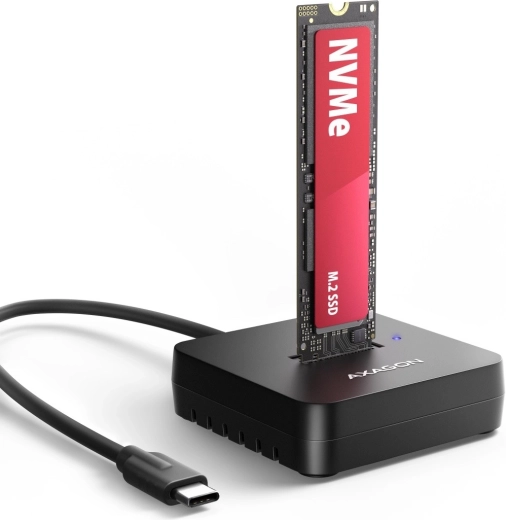 Station d’accueil Axagon USB-C 3.2 Gen 2 pour SSD NVMe M.2 10Gbps