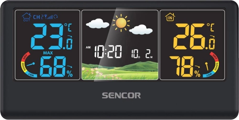 Écran LCD couleur clair