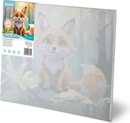 Toile préimprimée sur châssis en bois