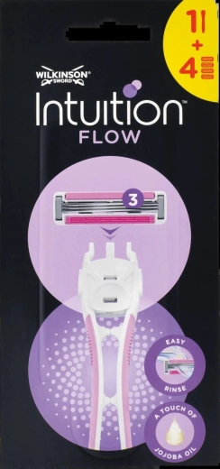 Rasoir pour femme Wilkinson Intuition Flow Hybrid, 4 têtes