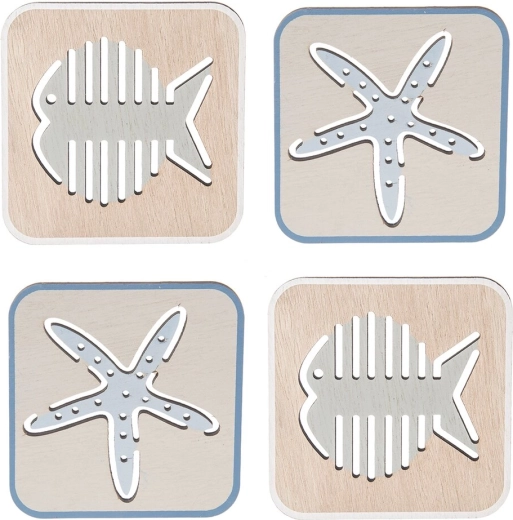 Des motifs marins qui embellissent la table