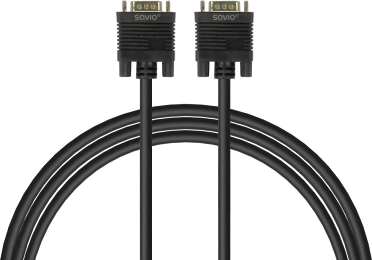Câble VGA blindé VGA vers VGA avec filtres en ferrite, 1,8 m