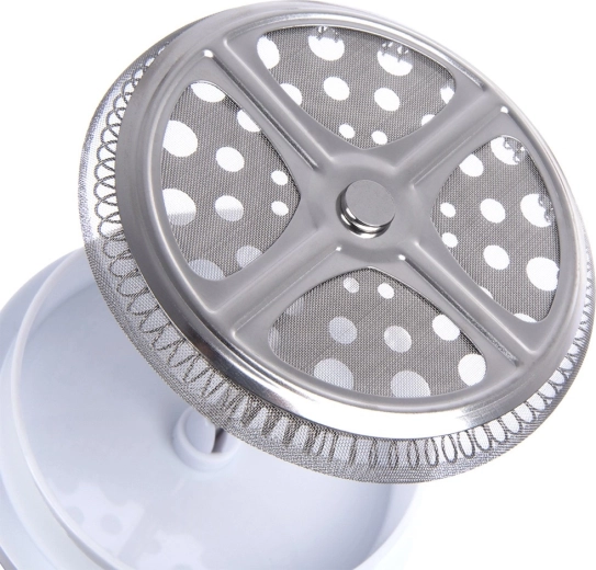 Boisson limpide grâce au fin filtre inox