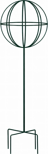 Support métallique de jardin pour plantes grimpantes 50 × 10 cm, vert