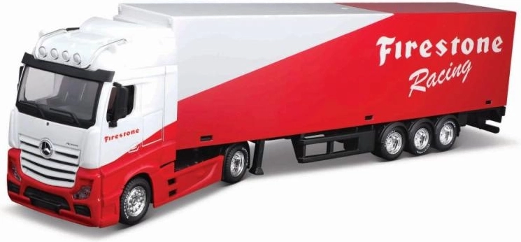 Camion en métal Bburago 1:43 Volvo FH16 Globetrotter 750 XXL avec remorque