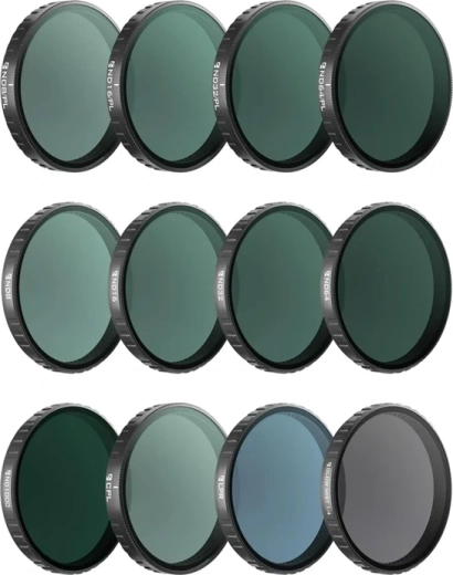 Kit de filtres Freewell pour Osmo Action 6 Mega Kit – 12 pièces
