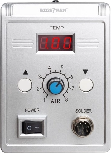 Réglage précis de la température et du débit d’air