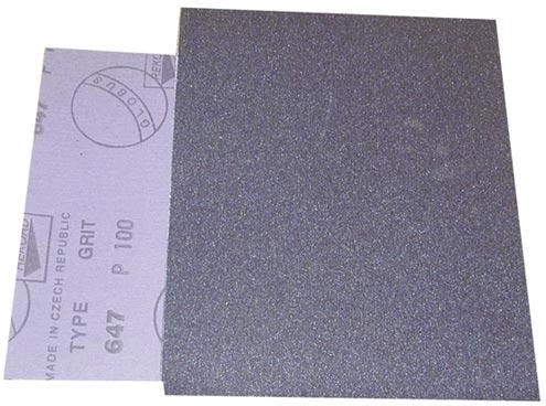 Toile abrasive pour métal et bois, grain 180, 230 × 280 mm