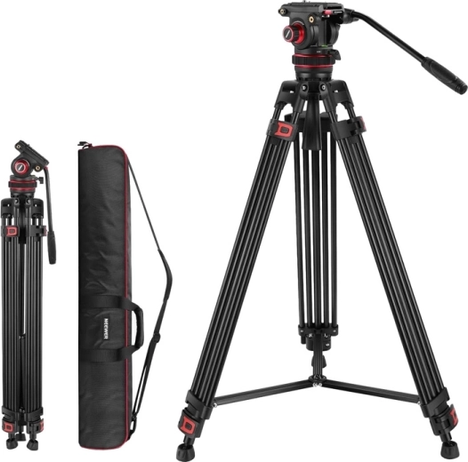 Trépied vidéo Neewer TP75 avec tête fluide