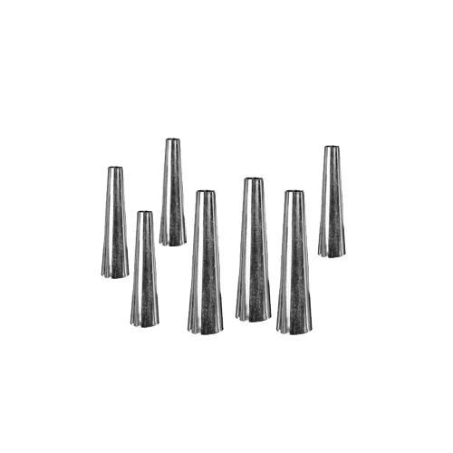 Set de moules métalliques pour cornets de crème, 10 pièces