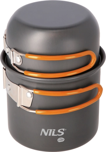 Set de vaisselle de camping avec couverts NILS Camp, 2 pièces