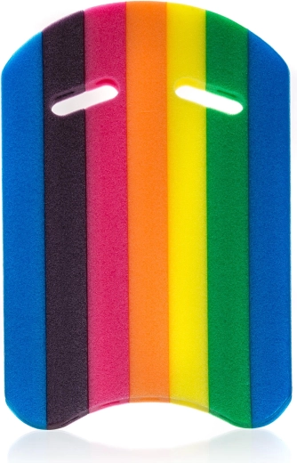 Planche de natation pour enfants EPE arc-en-ciel 45 × 30 × 3 cm