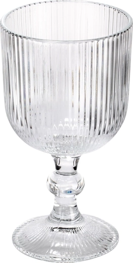 Verre cannelé stylé