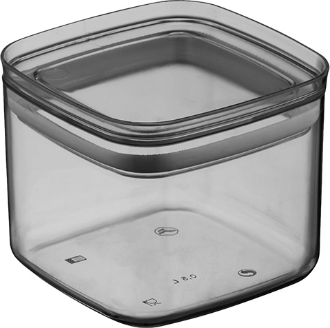 Boîte en plastique avec couvercle 700 ml