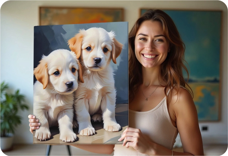 Kit complet incluant 3 pinceaux et des crochets