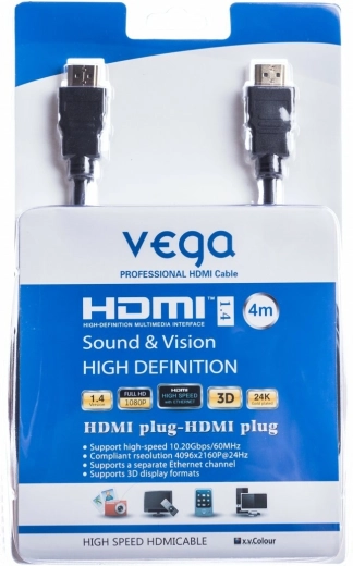 Câble HDMI 4 m 10,2 Gb/s noir