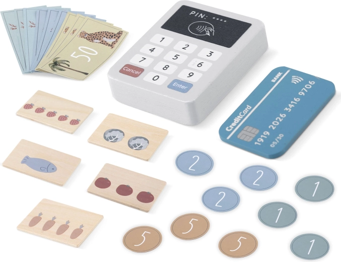 Paiement par carte et scan des achats