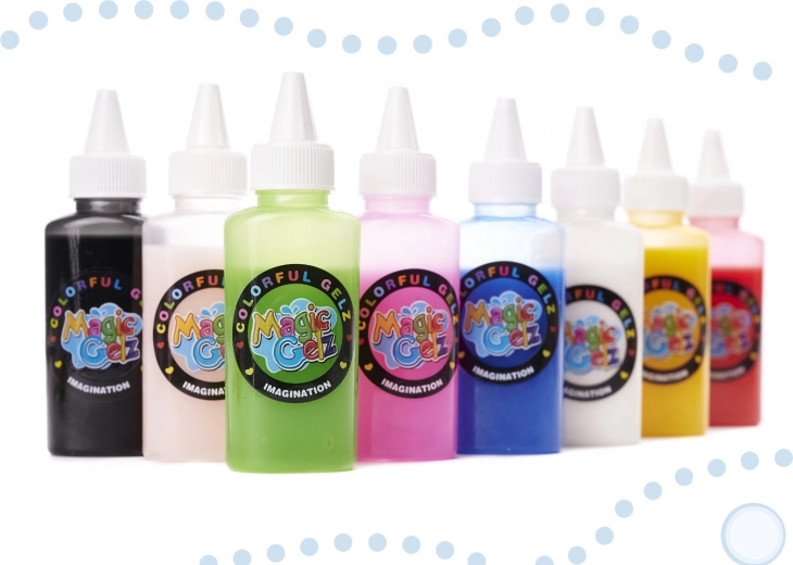 8 gels colorés pour des créations 3D vivantes