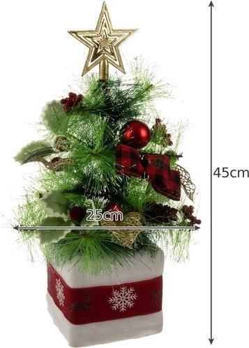 Taille compacte de 45 cm pour les petits espaces