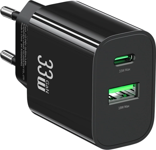 Charge rapide jusqu’à 33 W