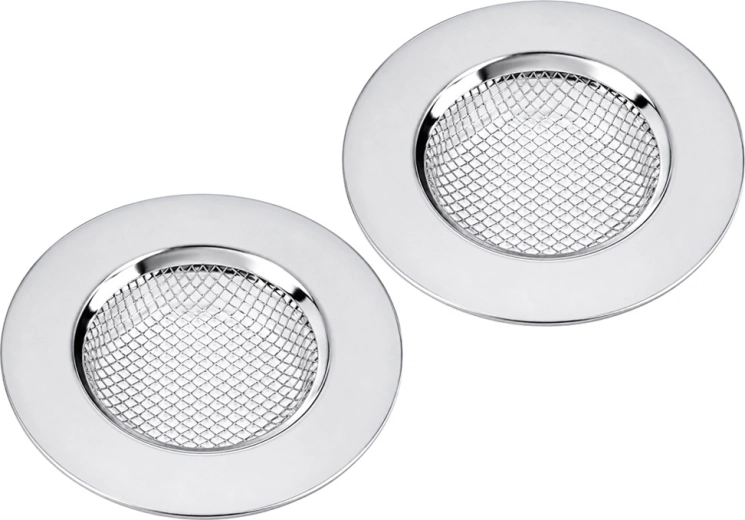 Passoires en acier inoxydable pour évier Orion 6,5 cm - 2 pièces
