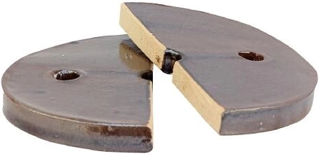 Poids pour tonneau à choucroute 5,8 l en céramique, en deux parties