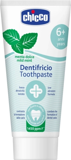 Dentifrice Chicco Menthe douce pour enfants à partir de 6 ans