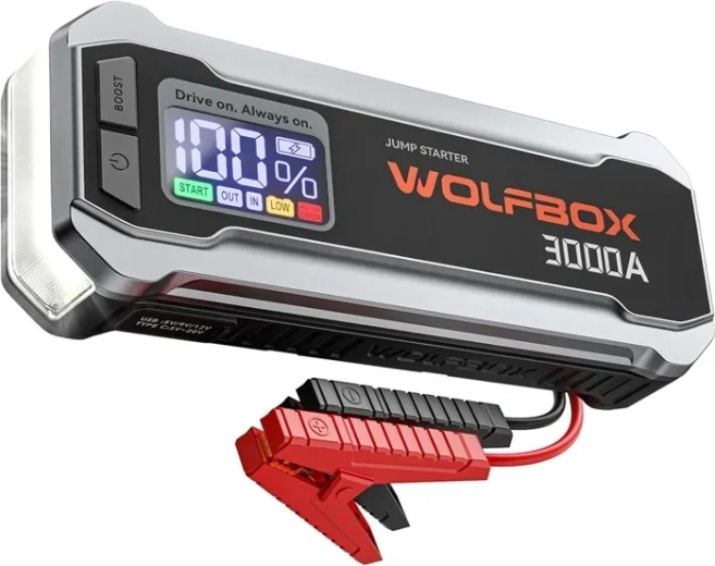 Booster de démarrage WOLFBOX MegaVolt 16 16 000 mAh 3 000 A
