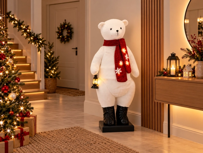 Décoration de Noël lumineuse et animée
