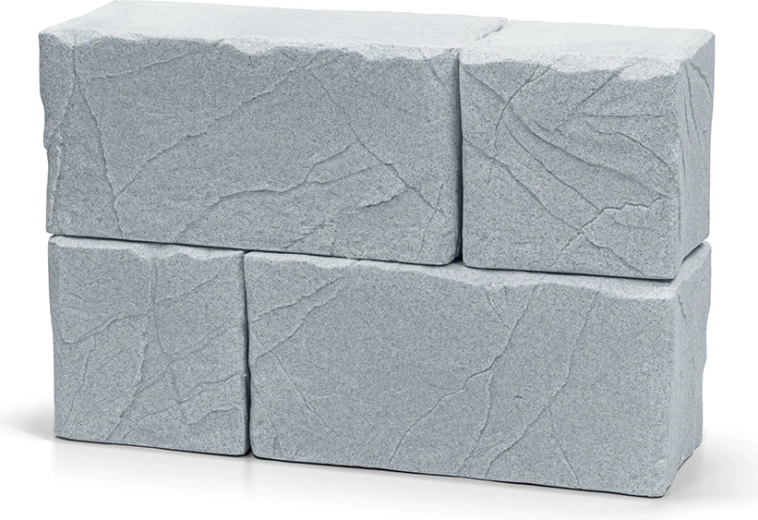 Récupérateur d’eau de pluie Stone Block 270 l gris froid
