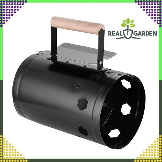 Allume-charbon cheminée pour gril – charbon de bois et briquettes