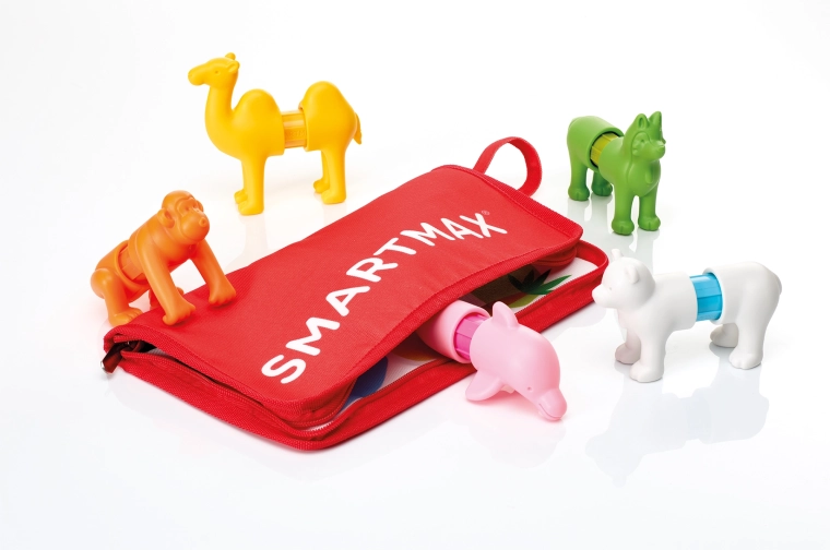 SmartMax mes premiers animaux du monde – jeu de construction magnétique 16 pcs