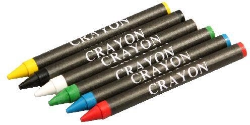 Crayons de cire assortis - 6 pièces