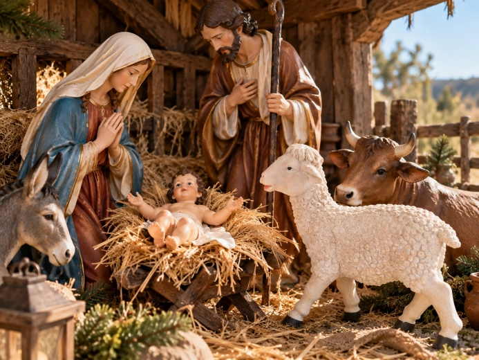 Pour une grande crèche