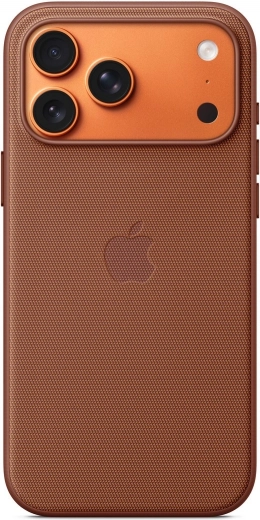 Étui textile TechWoven avec MagSafe pour iPhone 17 Pro Max – sienne