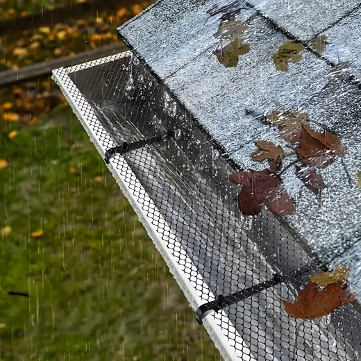 L’eau s’écoule librement même sous la pluie