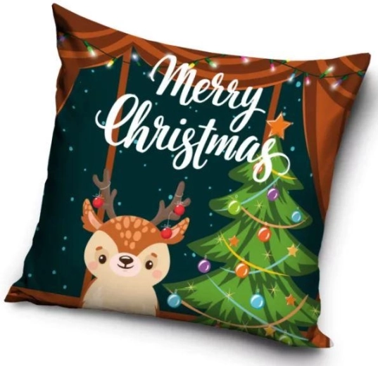 Housse de coussin Noël 40 × 40 cm